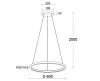 Подвесная люстра Italline IT013-6027 white 3000K