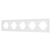 Рамка пластиковая на 5 постов Arlight FRM-TENDO-PL-5-WH 053851