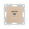 Розетка RJ45 Arte Milano 206.45-1.shampan