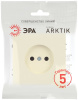 Розетка Эра Arktik 16-2106-02 без заземления 2P 16А-250В слоновая кость Б0071674