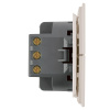 Переключатель 2-клавишный (механизм) Stekker Мия 250В 10А RSW10-3107-08 пудровый жемчуг 50478