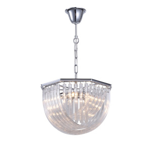 Подвесная люстра Delight Collection Murano Glass KR0116P-5R/A chrome