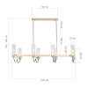 Подвесная люстра ST Luce Элегра SL1402.223.08