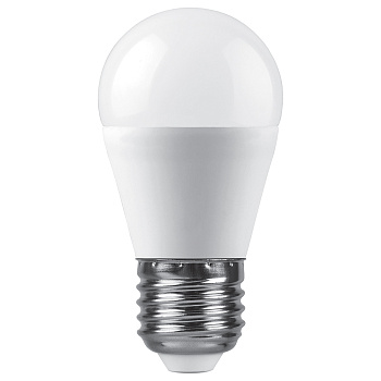 Лампа светодиодная Saffit SBG4520 шар матовый E27 20W 230V 6400K 55278