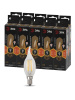 Лампа светодиодная Эра E14 9W 2700K F-LED BXS-9W-827-E14 Б0047003