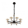 Подвесная люстра Arte Milano Ferrara 273059/8 BK/GD