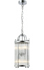 Подвесной светильник Crystal Lux Tadeo TADEO SP4 D200 CHROME/TRANSPARENTE