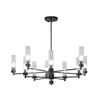 Люстра на штанге AM Group INDIGO SP10 PEARL BLACK
