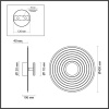 Настенный светильник Odeon Light L-vision Felt 7035/6WW