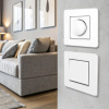 Выключатель одноклавишный Arte Milano SET16-1-30-1 white