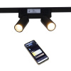 Трековый магнитный светильник (CCT+SMART) Reluce 13005-9.3-002UR magnetic LED2x5W BK CCT+SMART