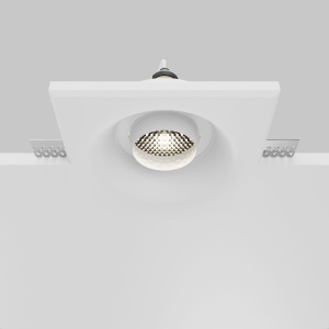 Встраиваемый светильник Maytoni Gyps Modern DL006-GU10-RD-W