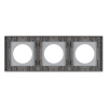 Рамка стеклянная на 3 поста Arlight FRM-GLARE-GC-3-GR 043840