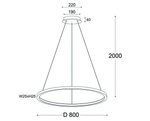 Подвесная люстра Italline IT013-6028 white 3000K