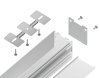 Алюминиевый профиль Ambrella Light Profile System GP2500WH
