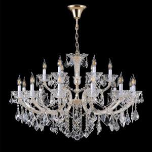 Подвесная люстра Crystal Lux CRISTELLE SP12+6 GOLD
