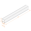 Профиль для натяжного потолка Wolta WAP-WML-TR2/01B