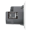 Розетка 1-местная 16А + USB + Type C (механизм) Stekker 250В 20W Мия RST16-3119-01 50438