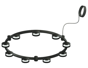 Корпус подвесной люстры Ambrella Light Diy spot C9242