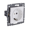 Розетка штепсельная SCHUKO 16A/250 В, белый матовый Kollinger REA-002WM для Aspekt, Eleganz, Reflex