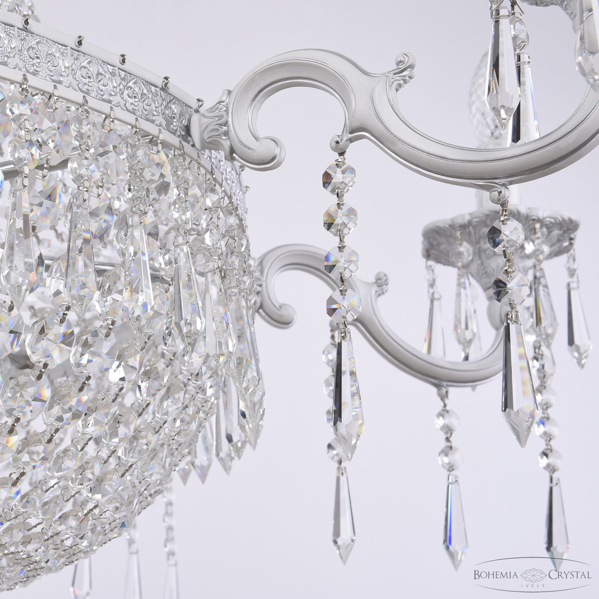 Подвесная люстра Bohemia Ivele Crystal AL2201H201/8/100FL WMN