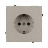 Розетка зк со шторками софт-тач кашемир Arlight SCT-MEU-SFPL-CA (250V, 16A) 059452(1)