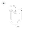 Подвесной светильник Arlight SP-TROPIC-SURFACE-R18-L5000-58W Warm3000 (BK, 360 deg, 230V) 043405