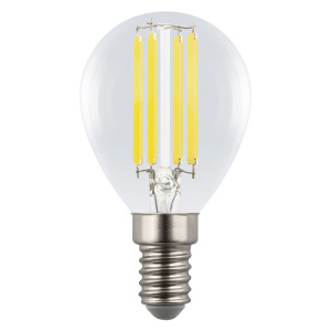 Лампа светодиодная филаментная Uniel LED-G45-4W/3000K/E14/CL GLY01TR UL-00011938