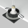 Встраиваемый светильник Maytoni Technical Stark DL083-01-GU10-SQ-B