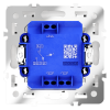 Проходной переключатель одноклавишный с подсветкой Voltum S70 VLS010403 (кашемир)