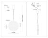 Подвесной светильник Ambrella Light High Light Crystal LH31125