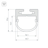 Профиль Arlight SL-LINE 025871