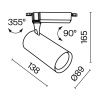 Трековый светильник Maytoni Technical Vuoro TR003-1-15W3K-S-B