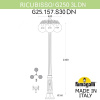 Парковый светильник Fumagalli Globe 250 G25.157.S30.AYF1RDN