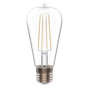 Лампа светодиодная филаментная Gauss E27 4,5W 2700К прозрачная 1121215