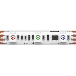 Светодиодная лента Maytoni Led Strip 12В 5050 14,4Вт/м RGB 5м IP 65 201243