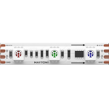 Светодиодная лента Maytoni Led Strip 12В 5050 14,4Вт/м RGB 5м IP 65 201243