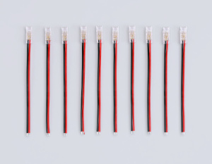 Соединитель гибкий односторонний Ambrella Light Illumination COB 12/24V для лент 5mm (2 конт.) (10шт. в комплекте) GS7373