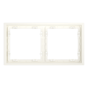 Рамка пластиковая Voltum S70 на 2 пост, (хлопок) VLS100213