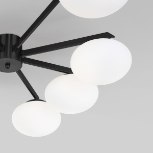 Потолочная люстра Eurosvet Opaline 70220/8 черный Smart a065767