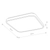 Потолочный cветильник Nowodvorski Agnes Square Led Pro Black 10985