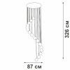 Каскадная люстра Vitaluce V2893-9/16S