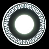 Встраиваемый светильник Reluce 63903-9.0-001RD LED3+3W BK