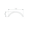 Экран Arlight SL-KANT-H10 ROUND OPAL 049167