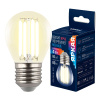Лампа светодиодная филаментная Uniel LED-G45-4W/3000K/E27/CL GLY01TR UL-00011940