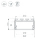 Алюминиевый профиль Arlight PLS-LOCK-H15-3000 ANOD 044843