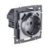 Розетка штепсельная SCHUKO 16A/250 В с USB A+C 20W, серый Kollinger REA-004GY для Aspekt, Eleganz, Reflex