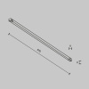 Трековый магнитный светильник Maytoni Technical Basis Exility X TR240-2-12W3K-B