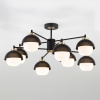Люстра на штанге Eurosvet 70106/8 черный Smart a044935