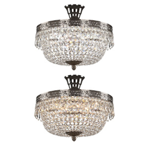 Потолочный светильник Bohemia Ivele Crystal 19011/35IV/LED-DIM Ni